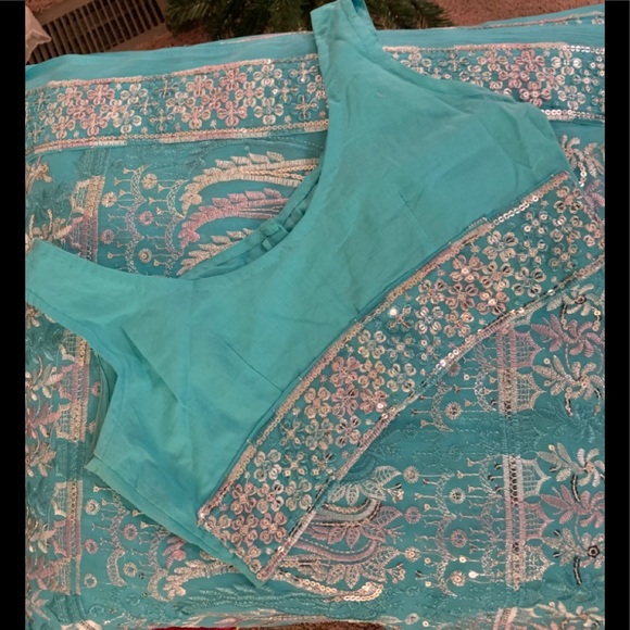 Indian Sari 3 piece set - Picture 1 of 13